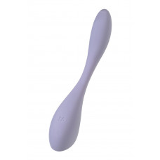 Сиреневый гибкий вибратор Satisfyer G-Spot Flex 5+ - 19,6 см.