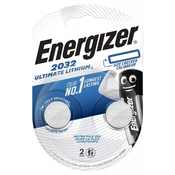 Батарейки Energizer Lithium CR2032 3V (таблетка) - 2 шт.