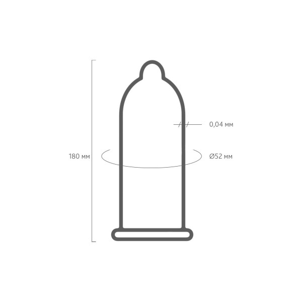 Ультратонкие презервативы VIZIT Ultra light - 3 шт.