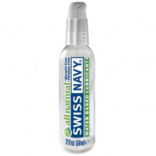 Гипоаллергенный лубрикант Swiss Navy All Natural Water Base Lubricant - 59 мл.