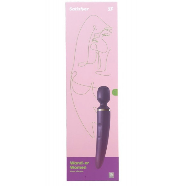 Фиолетовый вибратор Satisfyer Wand-er Woman