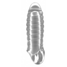 Прозрачная насадка на пенис закрытого типа N 36 Stretchy Thick Penis Extension - 15,2 см.