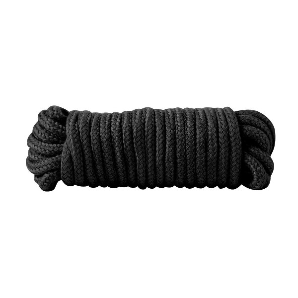 Чёрная хлопковая верёвка Bondage Rope 16 Feet - 5 м.