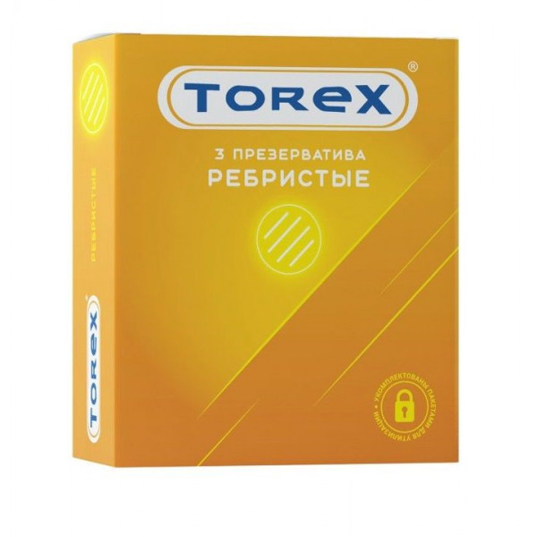 Текстурированные презервативы Torex  Ребристые  - 3 шт.