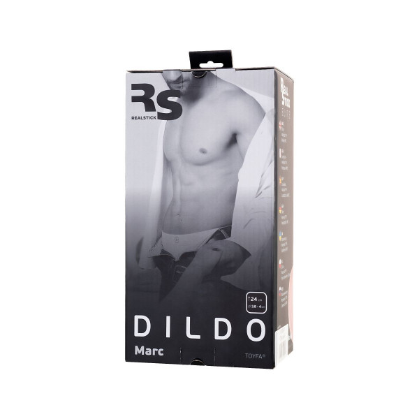 Телесный фаллоимитатор  RealStick Elite DILDO Marc - 24 см.