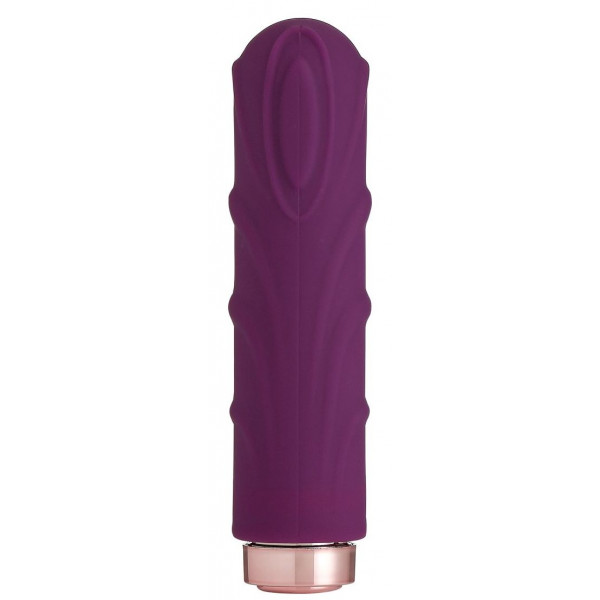 Фиолетовая вибропуля Love Sexy Silky Touch Vibrator - 9,4 см.