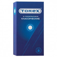 Гладкие презервативы Torex  Классические  - 12 шт.