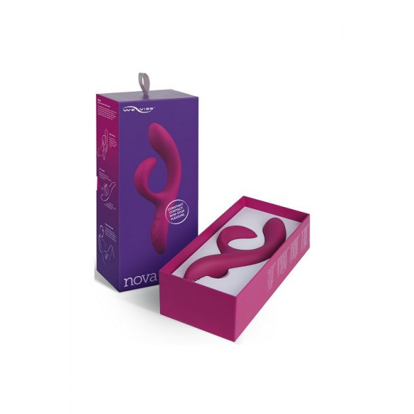 Фиолетовый вибратор-кролик We-Vibe Nova 2 - 20,5 см.