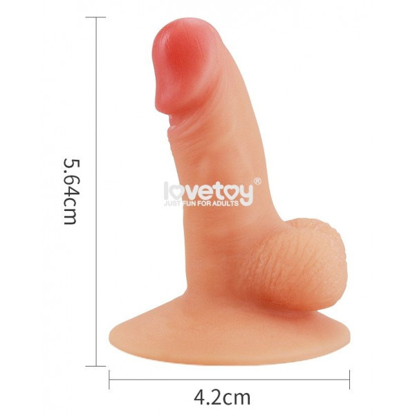 Телесный пенис-сувенир Universal Pecker Stand Holder