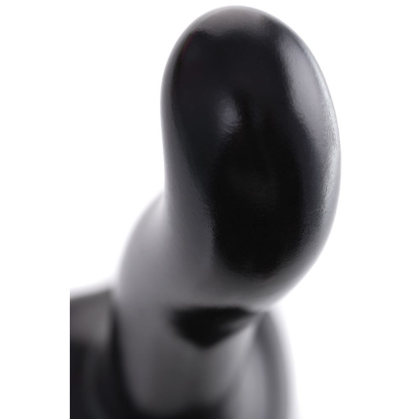 Черный стимулятор для пар P G-Spot Dildo Size M - 18 см.