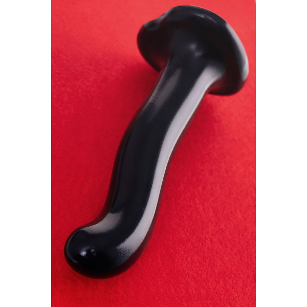 Черный стимулятор для пар P G-Spot Dildo Size M - 18 см.