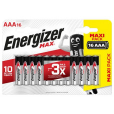 Батарейки Energizer MAX E92 1.5V типа ААА - 16 шт.