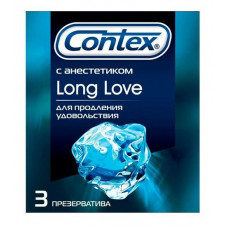 Презервативы с продлевающей смазкой Contex Long Love - 3 шт.