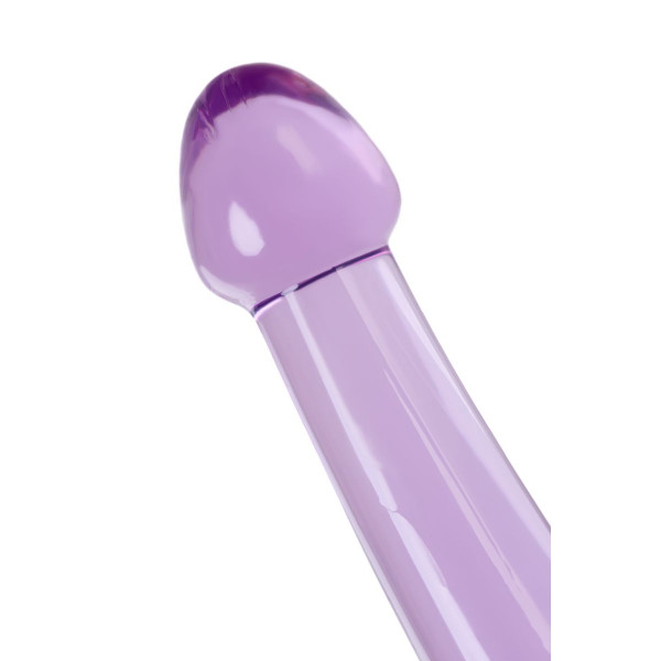 Фиолетовый фаллоимитатор Jelly Dildo M - 18 см.