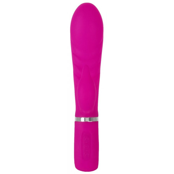 Лиловый вибратор-кролик Super Soft Silicone Rabbit Vibrator - 20,2 см.