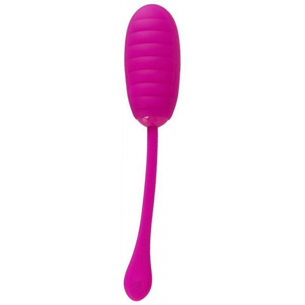 Лиловое виброяйцо Super Soft Silicone Love Ball