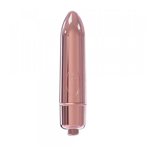 Розовая гладкая вибропуля So Divine Halo Bullet Vibrator - 8 см.