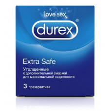 Утолщённые презервативы Durex Extra Safe - 3 шт.