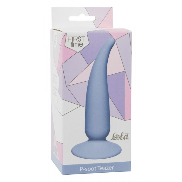 Голубая анальная пробка P-spot Teazer Blue - 12,2 см.