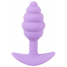 Фиолетовая анальная втулка Mini Butt Plug - 7,5 см.