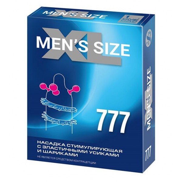 Стимулирующая насадка на пенис MEN SIZE 777