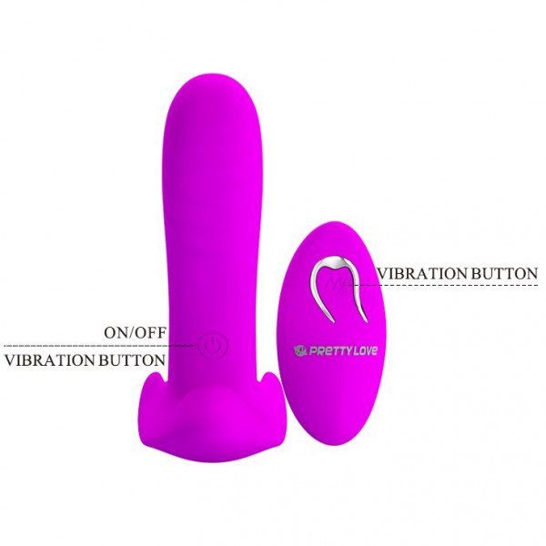 Лиловый мультифункциональный вибратор Remote Control Massager