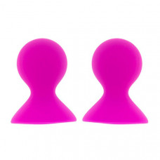 Ярко-розовые помпы для сосков LIT-UP NIPPLE SUCKERS LARGE PINK