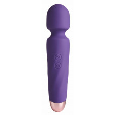 Фиолетовый вибромассажер Smooth Operator Rechargeable Wand - 19,5 см.