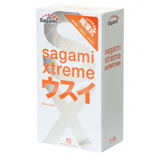 Ультратонкие презервативы Sagami Xtreme Superthin - 15 шт.