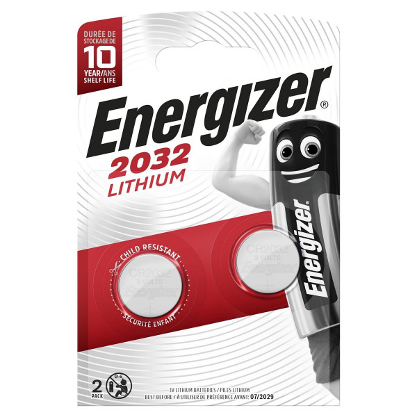 Батарейки Energizer Lithium CR2032 3V - 2 шт.