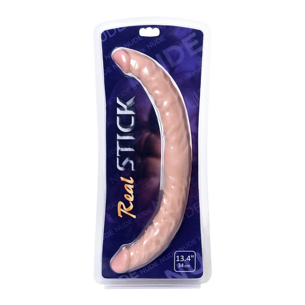 Двусторонний фаллоимитатор Realstick Nude - 42,5 см.