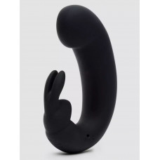 Черный мини-вибратор  кролик  Sensation Rechargeable G-Spot Rabbit Vibrator - 11,4 см.