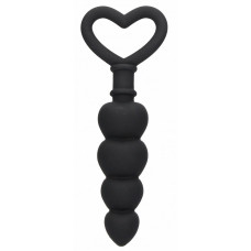 Черная анальная елочка Anal Love Beads - 15,3 см.