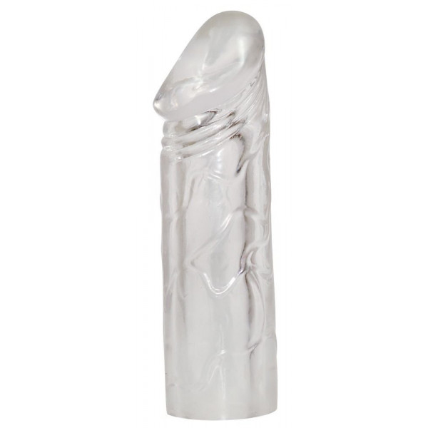 Удлиняющая насадка на пенис Mega Dick Sleeve Transparent