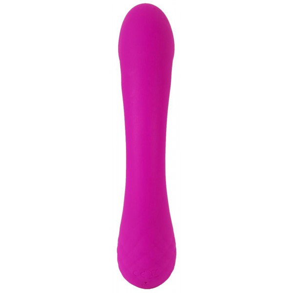 Лиловый вибратор-кролик Super Soft Silicone Rabbit Vibrator - 17,7 см.