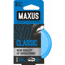 Классические презервативы в железном кейсе MAXUS Classic - 3 шт.