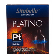 Стимулирующая насадка с усиками Platino  Вулкан 