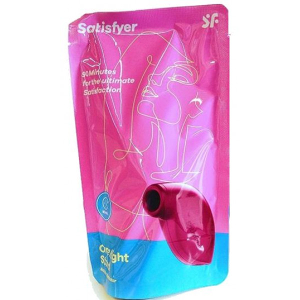 Красный вакуум-волновой бесконтактный стимулятор клитора Satisfyer One Night Stand